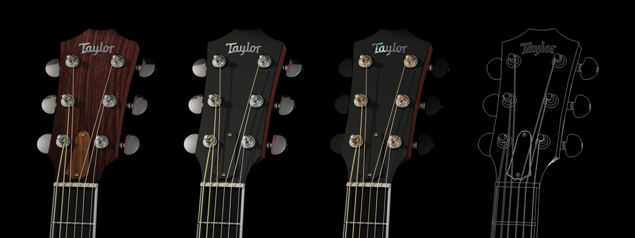 Taylor Guitars - Headstock Render Tests